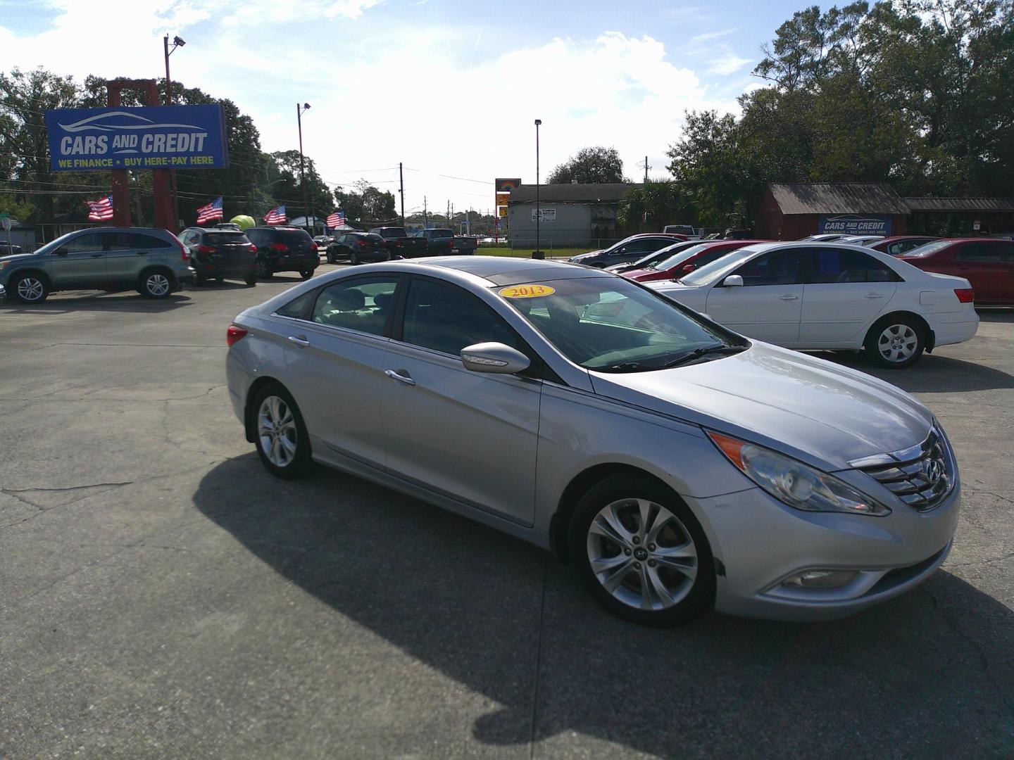 2013 SILVER HYUNDAI SONATA LIMITED; SE (5NPEC4AC5DH) , located at 10405 Abercorn Street, Savannah, GA, 31419, (912) 921-8965, 31.988262, -81.131760 - Photo#2